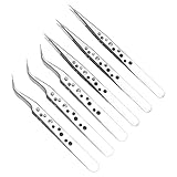 【ERGONOMISCHES DESIGN】 Schenken Sie Ihren Lieben eine schöne, moderne Pinzette, die sie dazu bringen wird, ihre alten Pinzetten wegzuwerfen!Die Edelstahlpinzette mit spitzen Nadelspitzen und einem breiteren Griff bietet Ihnen einen festen Halt, so dass Sie eine optimale Kontrolle und Komfort haben.