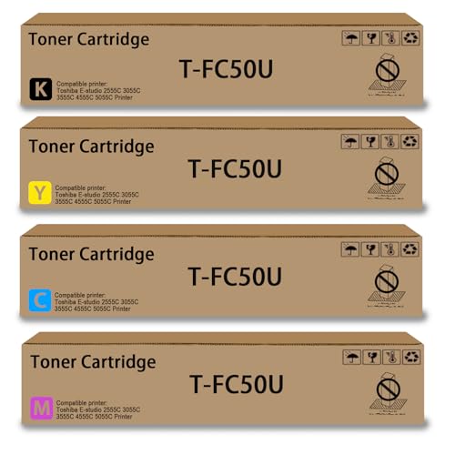 Cartouche de toner jaune T-FC50U-Y rendu chromatique pour e-Studio 3555c