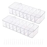 Resistente al agua y al polvo: esta caja electrónica de plástico con tapa es resistente al agua y al polvo, perfecta para guardar y mantener cables, cargador de teléfono, cable de alimentación, cables, pendientes, anillos, collares. Se puede utilizar como maleta de viaje portátil para pequeños accesorios.