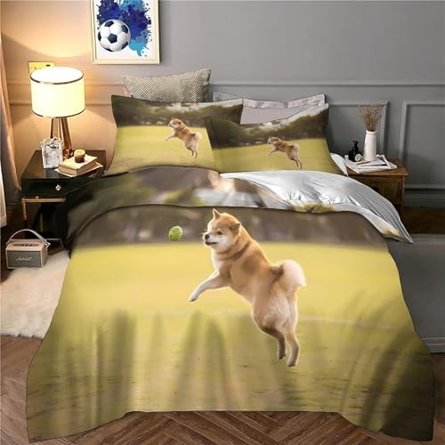 Housse de couette résistante imprimé en 3D motif chat noir 260x220 - 6