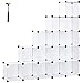 SONGMICS Scaffale a 16 Cubi, con Sistema Fai-da-Te, Organizzatore Stabile in Plastica PP, Guardaroba, Divisori per Armadio, Scarpiera, per Camera da Letto, Ufficio, Bianco LPC44L