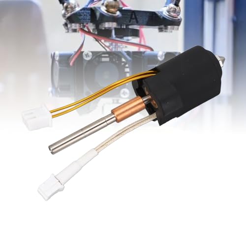 3D Printer Assembled Hotend Kit, 1 Ceramic Quick Swap Brass Nozzle Integrated Extruder for K1C K1 Speedy 3D Printer