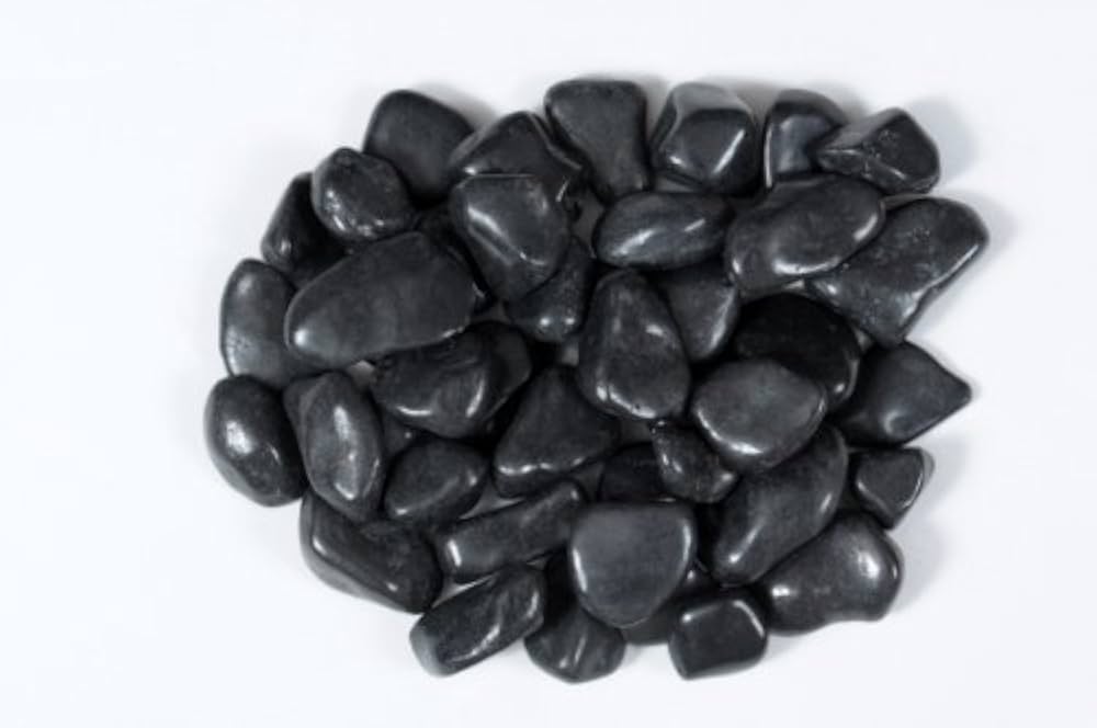 那智黒石 那智石（黒玉砂利）磨20kg袋 6サイズ(9mm～50mmまで） | 玉砂利