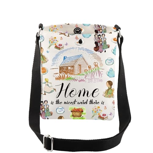 CMNIM House Book Souvenir Merch Quote Inspired Gift Home Is The Nicest Word There Is Crossbody Bag 70S Gifts