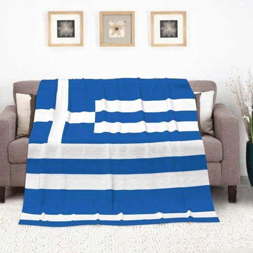 Couverture drapeau grec, une idée de cadeau de Pâques et patriotique unique
