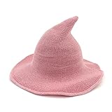 VIDI Witch Hat Men's and Women's Wool Knit Fashion Solid Foldable Along The Warm Autumn Winter Cap 56-58cm