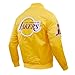 Pro Standard Mens NBA Los Angeles Lakers Classic Satin Jacket Yellow L