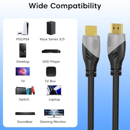 Image of Sounce HDMI 2.0 Cable 4K@60Hz ARC 18Gbps High Speed, 5 Metre
