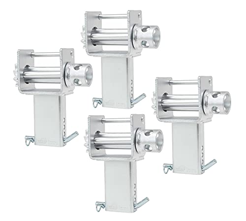 Mytee Products (4 Pack Trailer Stake Pocket Winch Zinc Plated Flatbed Utility Capacity# 16200 lbs
