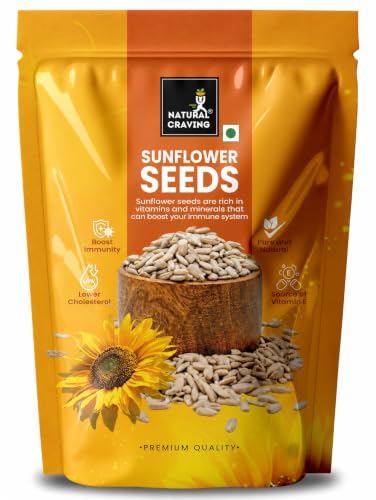 Image of Natural Craving Raw Sunflower Seeds for Eating 200g | Rich in Protein, Fiber & Vitamin E | Healthy Vegan Super Seeds | Natural Snack & Topping