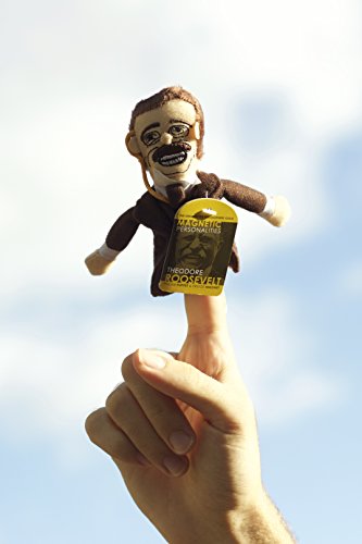 Muñeco magnético de Theodore Roosevelt de peluche 4 pulgadas miniatura 4