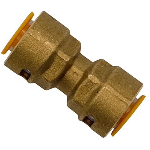 Image of Supplying Demand SB1 7 /8 Inch Quick Connect HVAC Brass Coupler Fitting