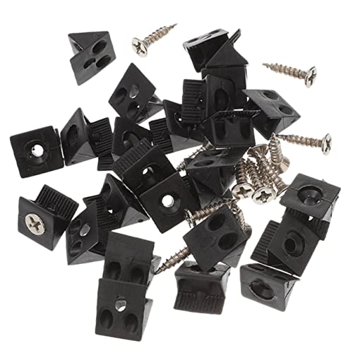 HOMSFOU Strong Plastic Furniture Reinforcement 106pcs Drawer Wedge for Sagging Cabinet