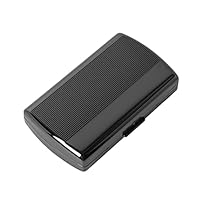 Portasigarette In Metallo Silver - Elegante E Minimalista Per 12 Sigarette Corte Fino A 85mm - Foto 7