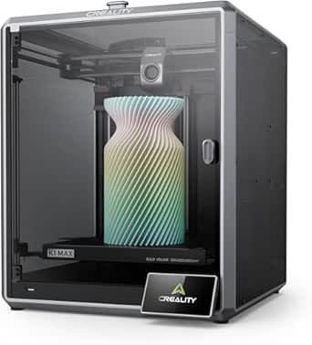 「公式」Creality K1 Max 3Dプリンター、600mm/s印刷速度 自動レベリング スマートAI機能 デュアル冷却 Core-XY 高速3dプリンター Wifi印刷可能 fff 3dプリンター 高速 3d プリンター本体 大型 AIアラーム 組み立て無し 300x300x300mm 日本語取扱説明書付き 日本語OS