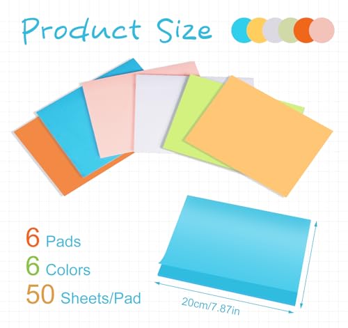 Notes autocollantes extra larges Agoer 203x152mm pour tableau