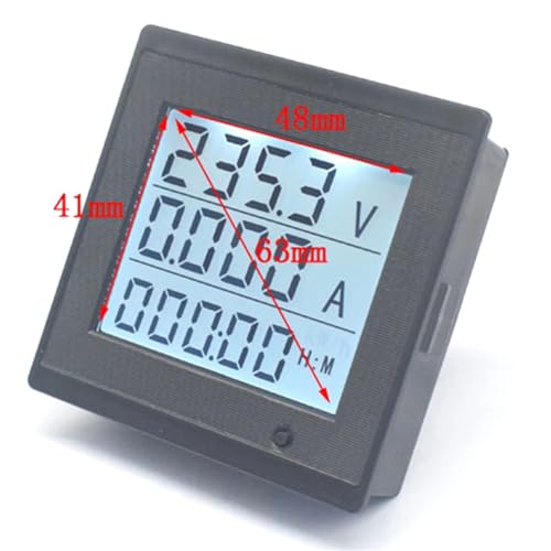 Consommation d'énergie et fréquence mesurées par écran LCD AC - 4