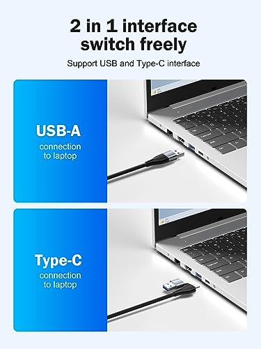 Lemorele Video Capture Card USB 3.0 to HDMI 4K 1080P 60Hz, HDMI Capture Card with USB A Adapter to Adjust, for Gaming Live Streaming Video Recorder Gaming Meeting for Windows, Mac, iPhone15, Android - Thumbnail 3