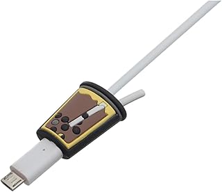 G-Power Silicone Cable Bite Protector Designed With Cute Iced Drink Shaped For Charger Cable Protection - Multi Color