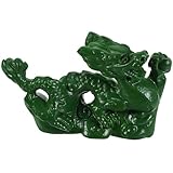 Petits dragons sculptés en bois : largement utilisés, la statue de dragon en bois peut être utilisée pour décorer votre chambre, bureau, cour, salon, maison ou voiture, statue de dragon en bois