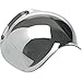 Biltwell Bubble Shield Chrome Mirror - Anti-fog, Scratch Resistant, UV/A UV/B Resistant