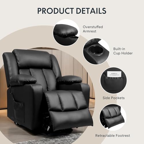 Sillón Plegable PU cuero Modelo LSIGHTUS miniatura 5