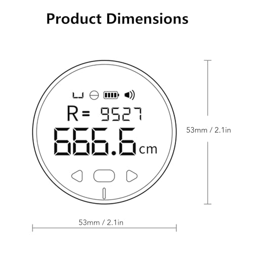 Mètre à ruban numérique LCD 100m outil mesure longueur rechargeable - 5