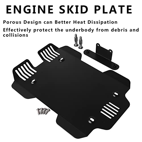Image of Engine Skid Plate Repalcement for BMW R18 2020 2021 2022 2023 Motorcycle Engine Protective Skid Plate Cover (Black)