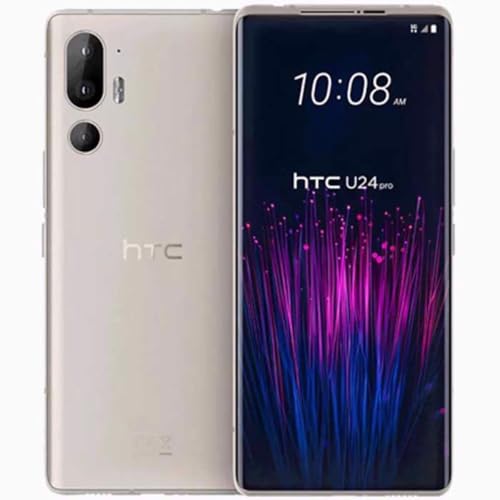 HTC U24 Pro 5G 512GB 12GB Dual SIM Factory Unlocked GSM Smartphone, 6.8' 120Hz OLED Display, 50MP Cameras - International Version (Twilight White)