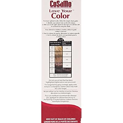 Cosamo Non Permanent Hair Color, Dark Brown