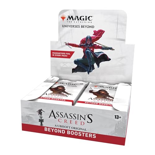 Magic: The Gathering – Assassin’s Creed Beyond Booster Box | 24 Beyond Boosters (7 Cards in Each Pack) | Collectible Trading Card Game for Ages 13+