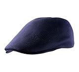 kangol flat cap wool Elastisches Futterband Kangol Neo Geo 507 Einteilige Flatcap - Blau (NV411) - 54-55 cm (S)