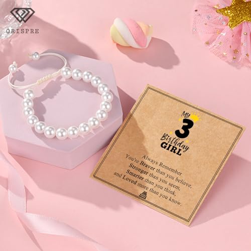 Image of Pearl Bracelets- Birthday Gifts for 10 13 16 Year Old Girls 10th 13th 16th Birthday