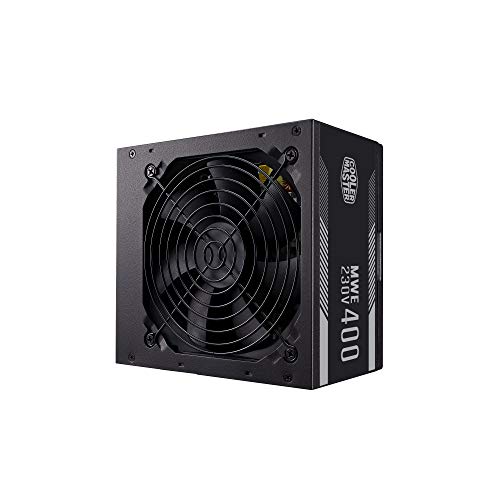 Cooler Master MWE 400 White 230V V2 Netzteil - 80 PLUS 230V EU-zertifiziert, leiser 120 HDB Lüfter, DC-DC + LLC Technologie mit +12V Single Rail