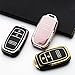 WTSHOPME Key Fob Cover Keychain Fit for Toyota 2022-2025 Prius Corolla Cross Hatchback Tundra Sequoia LE XLE Smart Key