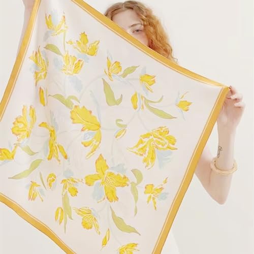 vimate Head Scarf for Women Hair 27'' Square Satin Silk Feeling Bnadana Neck Scarf Handbag Accessories Etc