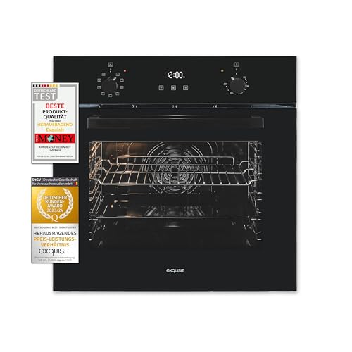 Exquisit Forno da Incasso EBE257-H-020 60 cm Nero 59 L A