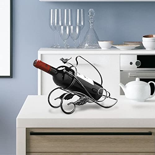 Soporte para Botellas de Vino de Metal 25x10x25 cm miniatura 6