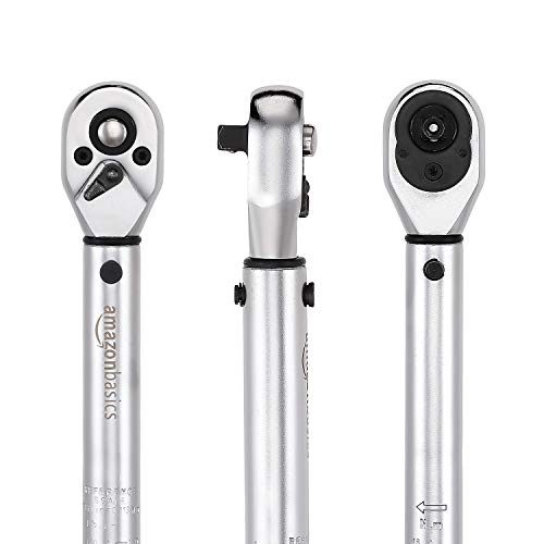 Image of Amazon Basics 1 /4-Inch Drive Click Torque Wrench - 20-150 Inch-lb, 2.5-15 Nm (Pack of 10)
