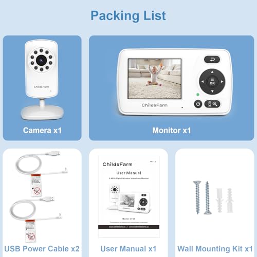 ChildsFarm Baby Monitor with Camera and Audio の商品画像 7