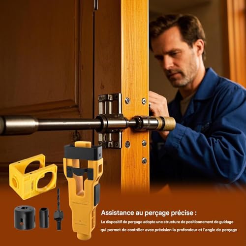 Kit d'installation de loquet de porte pour alignement parfait - 7