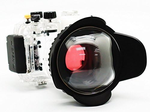 CamDive MEIKON 40M/130FT Underwater Camera housing for Canon PowerShot G16