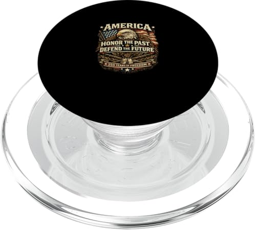 250 años de Libertad América Eagle honra el Futuro Pasado PopSockets PopGrip para MagSafe