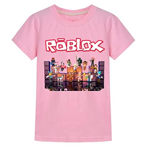 Camiseta de pijama de algodón transpirable para niños y niñas de 7-8 años con diseño de Youtube y Equipo de Juegos Familiares en rosa Cover