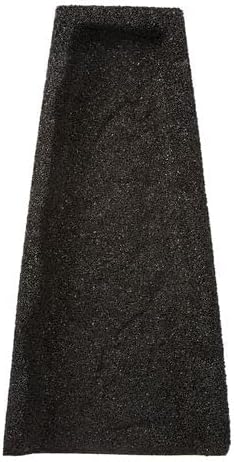 Rubberific Premium Rubber Downspout Splash Block Rain Guard Stone Textured Drain Extender (Black)