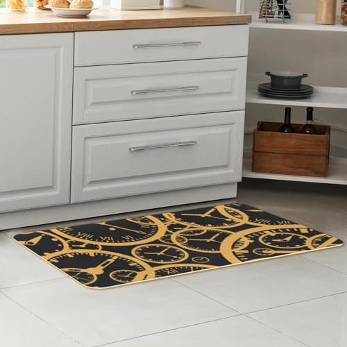 Alfombrillas de cocina para pasillo y cuarto de lavado diseño moderno 7