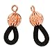 Beadaholique Fancy Ends for Eyeglass Chain/Holder, Copper, Pair of 12
