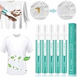 【FÁCILMENTE PORTÁTIL】: Este Bleach Pen es tan pequeño y conveniente que puede transportarlo sin esfuerzo. Si tiene todo tipo de manchas en su ropa afuera, puede usar este bolígrafo para limpiarlas.