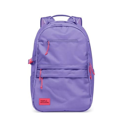 Image of Simple Modern Kids Backpack for School | 20L Laptop Backpack | Purple | Ellis Bookbag for Girls, Boys | Cute Backpack for Middle School, High School, Teens | Purple Rain