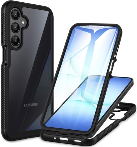 CENHUFO for Samsung A26 Case Samsung A16 /Samsung A17 Case Built-in Screen Protector 360 Full Body Protective Shockproof Bumper Phone Case for Samsung Galaxy A16/A26/A17 -Black